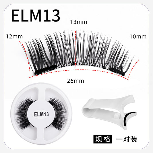 Reusable Magnetic Eyelashes – No Glue, Natural Glam Look