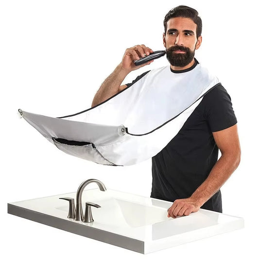 Beard Shaving Apron – No-Mess Grooming Cape with Suction Cups