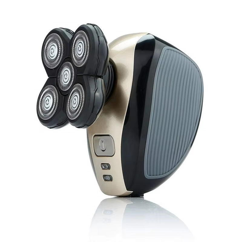 5-in-1 Waterproof Electric Shaver for Men – Rechargeable Grooming Kit