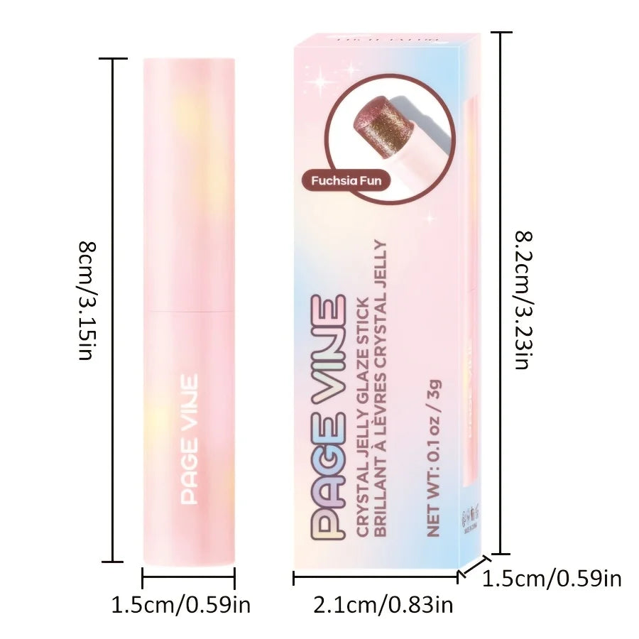 Jelly Eyeshadow Highlight Stick, Glitter Shimmer Long-Lasting High Pigment, Valentine'S Day Party Beach Travel Holiday