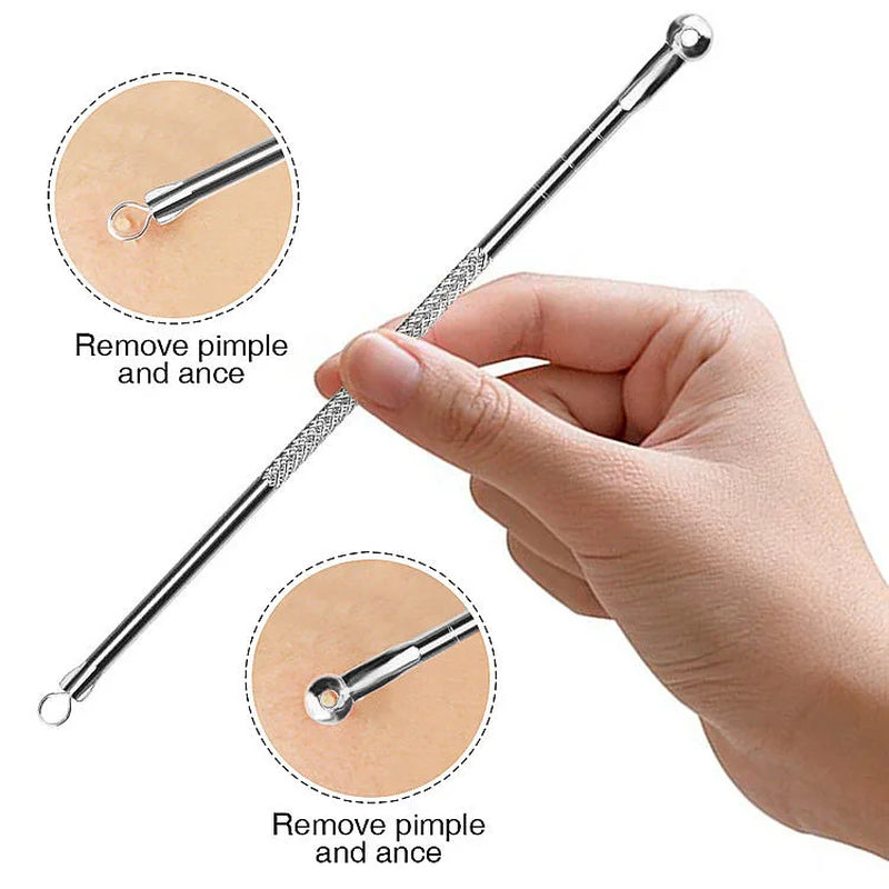 Professional Blackhead Remover Tweezers 4-Piece Set
