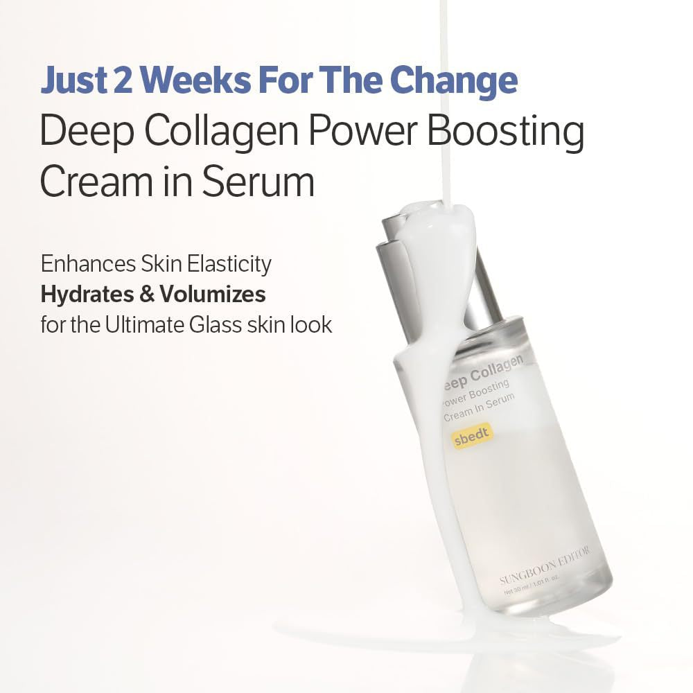 Deep Collagen Power Serum Cream – Anti-Wrinkle Hydrating Boost