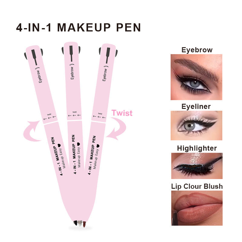 4-In-1 Makeup Pen – Lip, Brow, Highlighter, Eyeliner