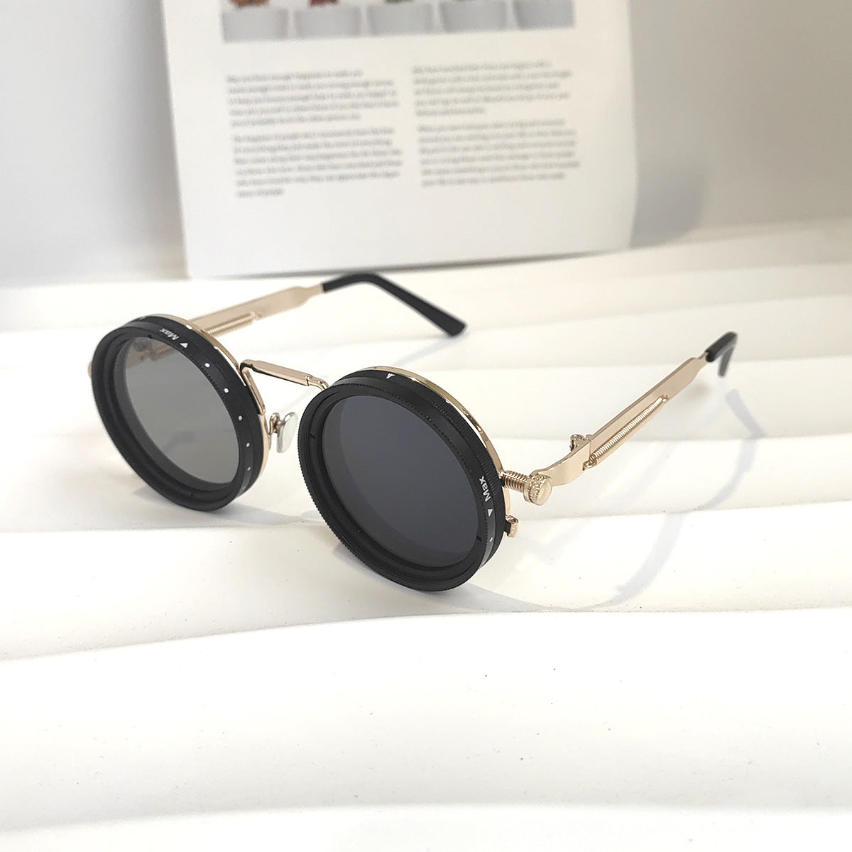 Adjustable Polarized Dimming Sunglasses – UV Protection Glasses