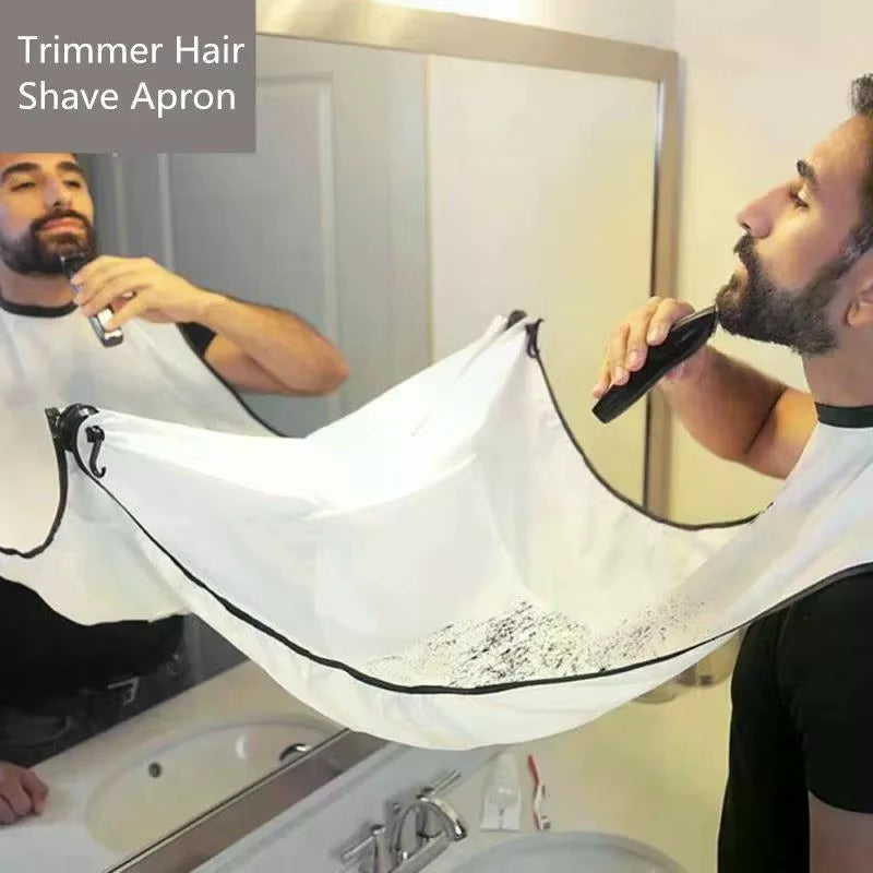 Beard Shaving Apron – No-Mess Grooming Cape with Suction Cups