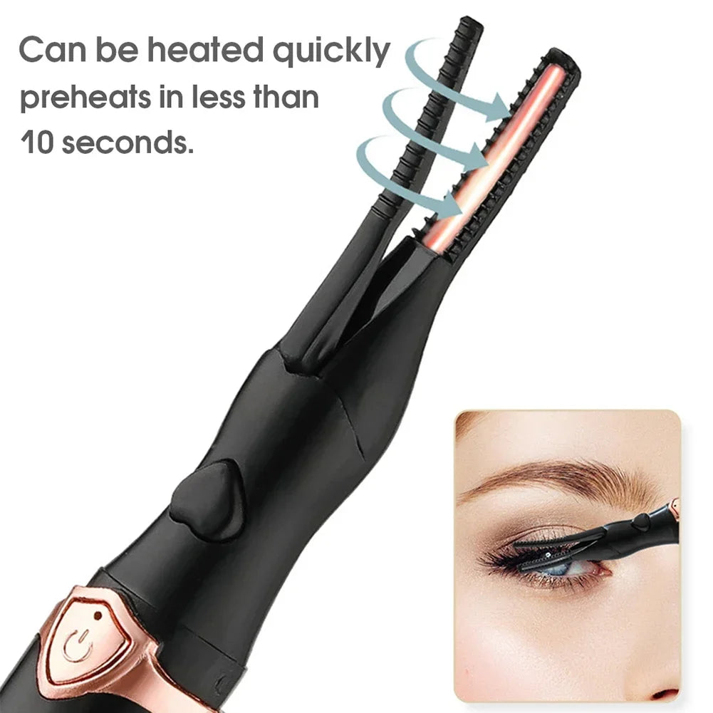 2-in-1 Heated Eyelash Curler USB Beauty Tool