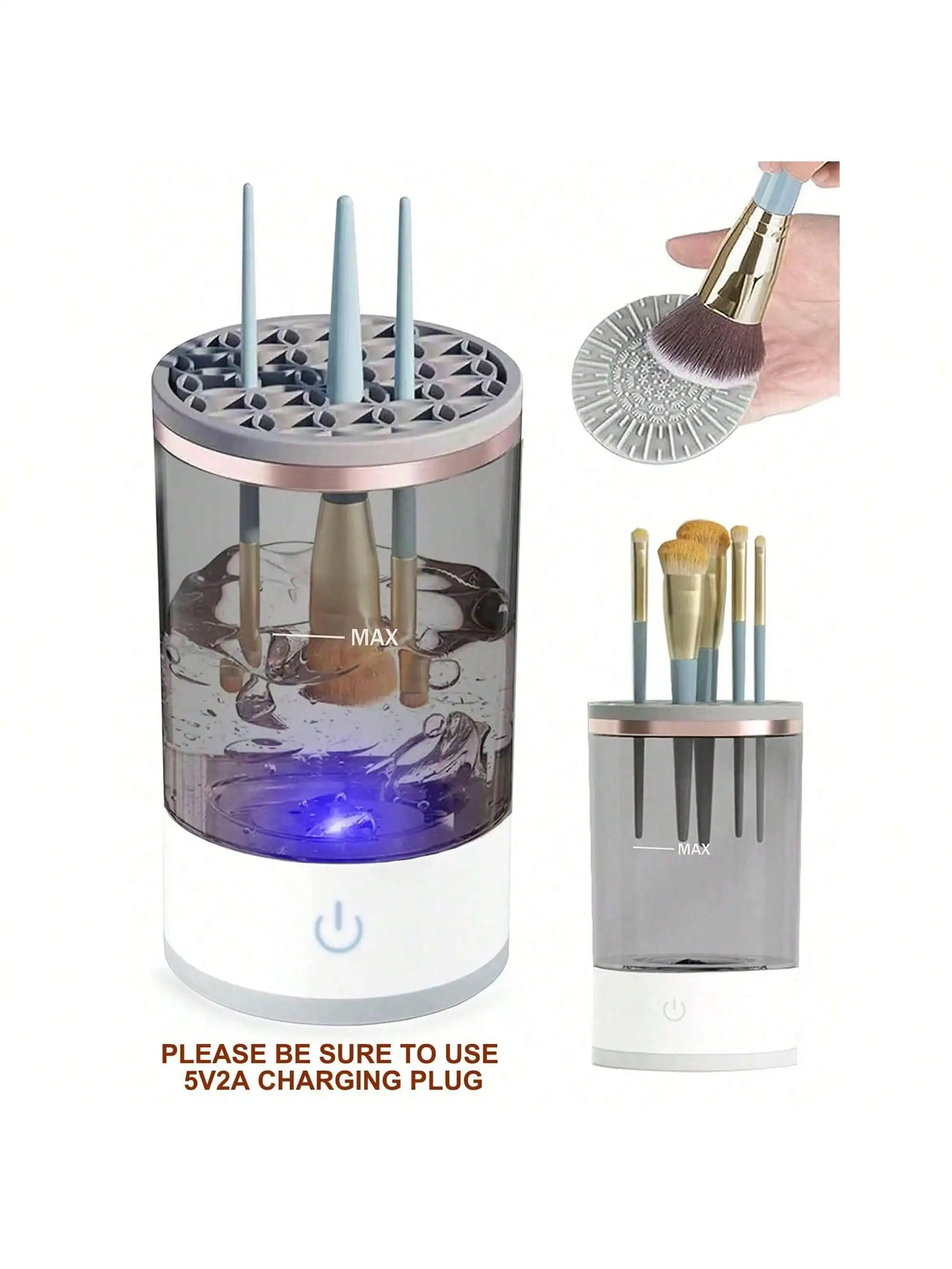 USB Electric Makeup Brush Cleaner – Quick & Portable